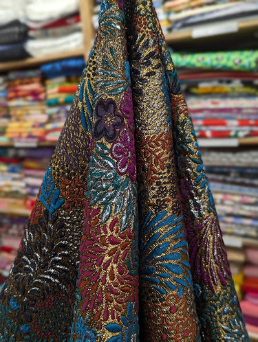 A Touch of Gild A, Silk-blend Cloqué