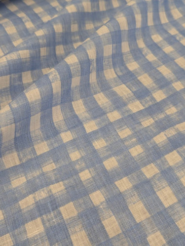 Checkered Charm 100% Linen