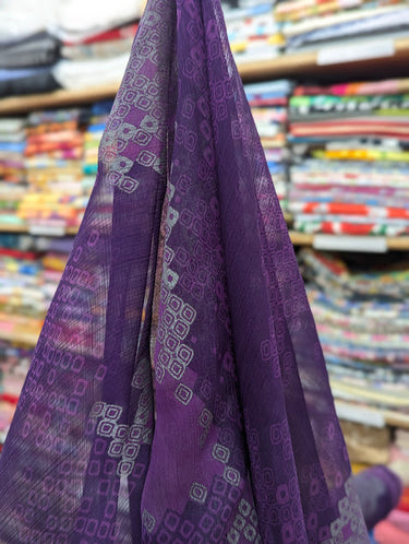 Diamond Dust, 100% Silk, Crinkle Chiffon with Grey Foil