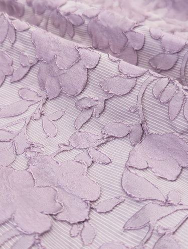 Floral Burst Cloqué Lilac