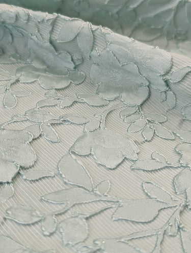 Floral Burst Cloqué Mint
