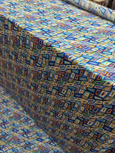 Tessera A, 100% Silk, Crepe de Chine