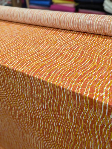 Golden Tempo, 100% Cotton, Poplin