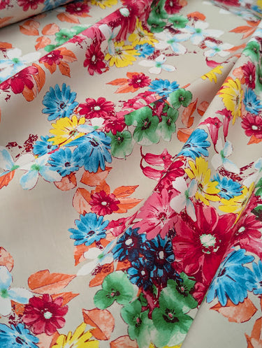 Jolie Flora, 100% Cotton, Poplin B