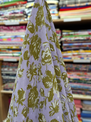 Kiss from a Rose 100% Silk, Jacquard