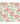 Liberty Fabrics floral fabric featuring large pink peony flowers and green leaves on a warm off-white background, shown with a wooden ruler on the left edge.