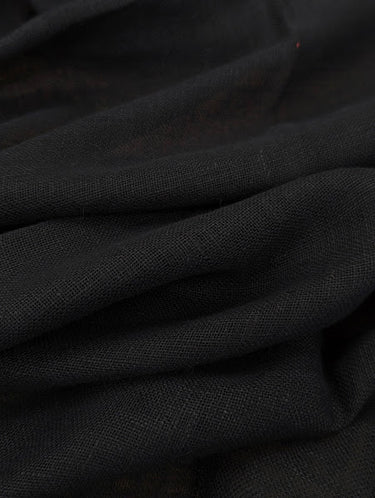Mistral, 100% Linen, Gauze, Black