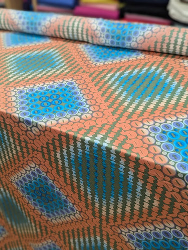 Mosaic Mirage, 100% Cotton, Sateen