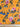 Floral fabric pattern with an orange background, and a ruler shown at the bottom for scale.