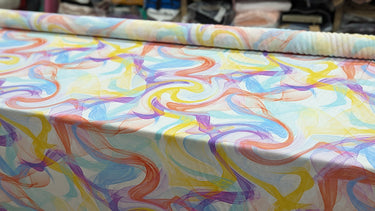 Swirlwind, 100% Silk, Crepe de Chine