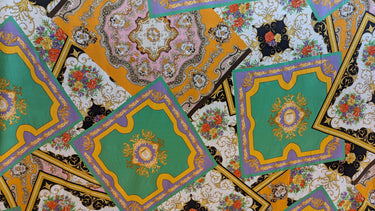 The Filigree Scarves D, Silk Satin