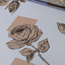 All Squares And Roses 100% Silk, Twill