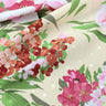 Allegra Rose, 100% Silk, Jacquard, Cream