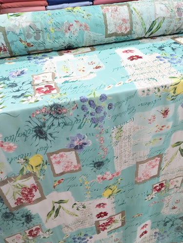 Botanic Whispers 100% Silk, Georgette