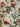 Floral pattern with colorful flowers on a cream background
