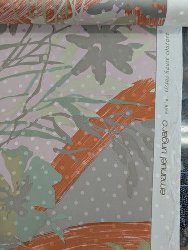 By the Stream B, 100% Silk, Jacquard