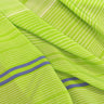 Carina Stripe 100% Silk, Crepe de Chine Lime