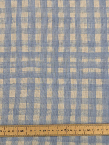Checkered Charm 100% Linen