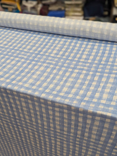 Checkered Charm 100% Linen