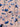 Darling Buds of May 100% Silk, Jacquard Pink Blue