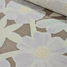 Déjà Bloom, Silk Organza with hand painted Taffeta Appliqué