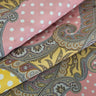 Dolcina, 100% Silk, Jacquard, by Emanuel Ungaro, Pink and Yellow