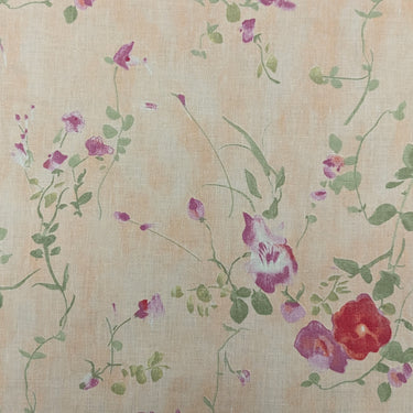 Dreamy Summer Blossom A, 100% Linen