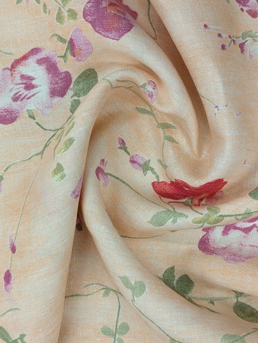 Dreamy Summer Blossom A, 100% Linen