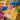 Gridlock 100% Linen Pink Brown