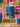 Gridlock 100% Linen Pink Brown