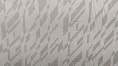 I Pick You 100% Silk, Crinkle Chiffon, Reversible, Geometric, Beige