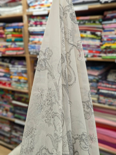 Ivory Folio, 100% Silk, Georgette