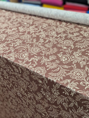 Ivory Garden, 100% Cotton, Sateen