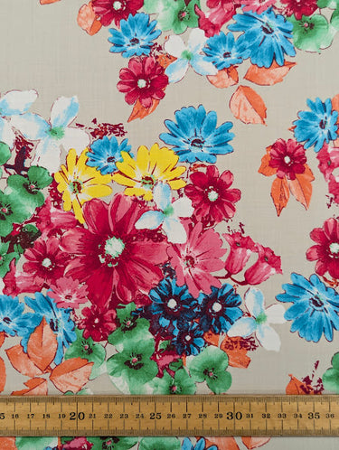 Jolie Flora, 100% Cotton, Poplin B