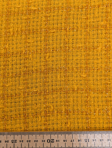 Shimmer Check Wool Tweed