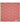 A roll of Liberty Fabrics floral fabric with a coral red background, featuring small white and pink flowers with green leaves, shown with a wooden ruler on the left edge.
