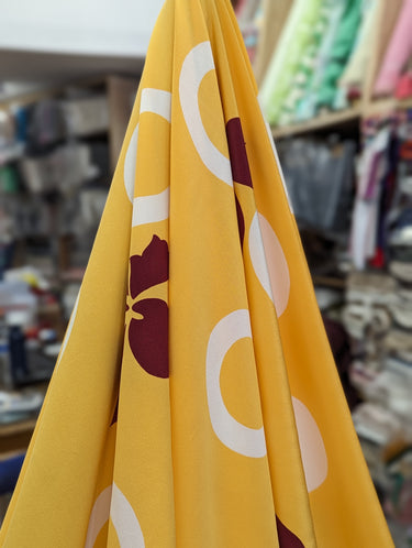 Maui Sunrise 100% Silk, Crepe de Chine