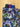 Midnight Garden, Silk-blend Velvet Devoré, Blue