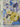 Floral patterned fabric with 'Ratti' branding shown in the selvedge of a fabric 