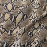 Close-up of a silk-blend cotton batiste fabric with a snake skin pattern