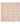 A square fabric sample featuring a dense, small-scale floral pattern with red-orange blossoms and green leaves on a warm off-white background.