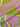 Pink Melody, 100% Silk, Jacquard, Pink Green