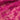 Close-up of pink organza fabric with 3D floral embroidery