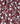 A close-up of a fabric with a dark reddish-brown background and a white floral line-art pattern. The fabric is draped to show its texture and print.