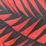 Red Voltage 100% Silk, Crinkle Chiffon