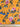 Floral fabric pattern with an orange background, and a ruler shown at the bottom for scale.