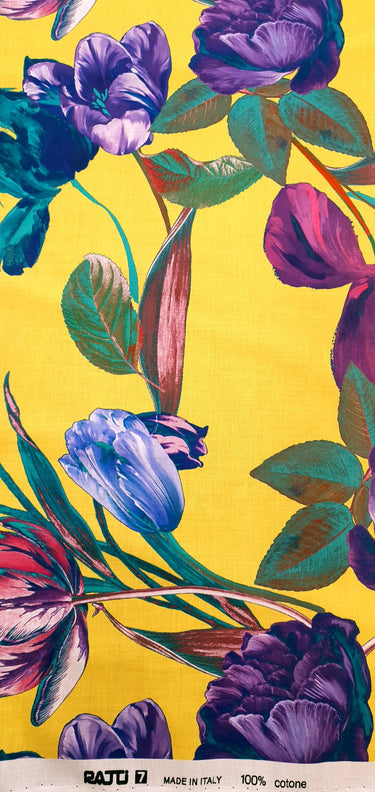 Roses and Tulips A 100% Cotton, Lawn