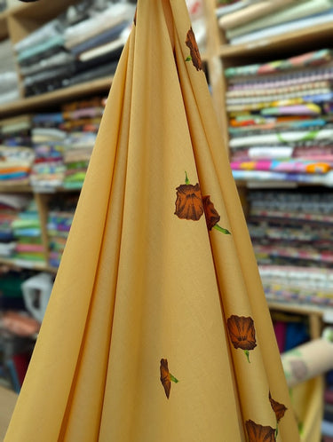September Ember, 100% Cotton, Sateen