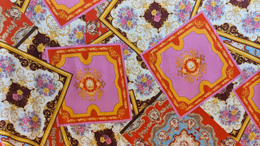 The Filigree Scarves A, Silk Satin