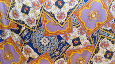 The Filigree Scarves B, Silk Satin